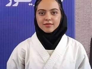 دختر كاراته مس رفسنجان سربلند در انتخابی تيم ملی